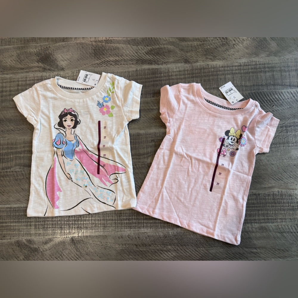 Disney Toddler Girls t-shirts- size 2T